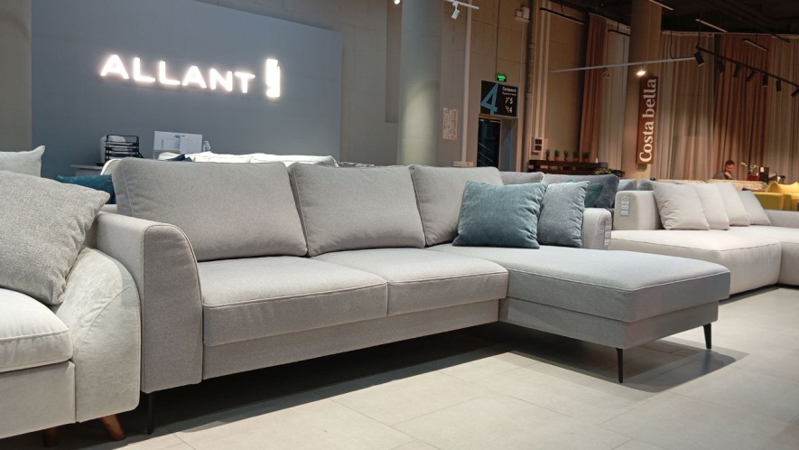 Диван с оттоманкой Рейн